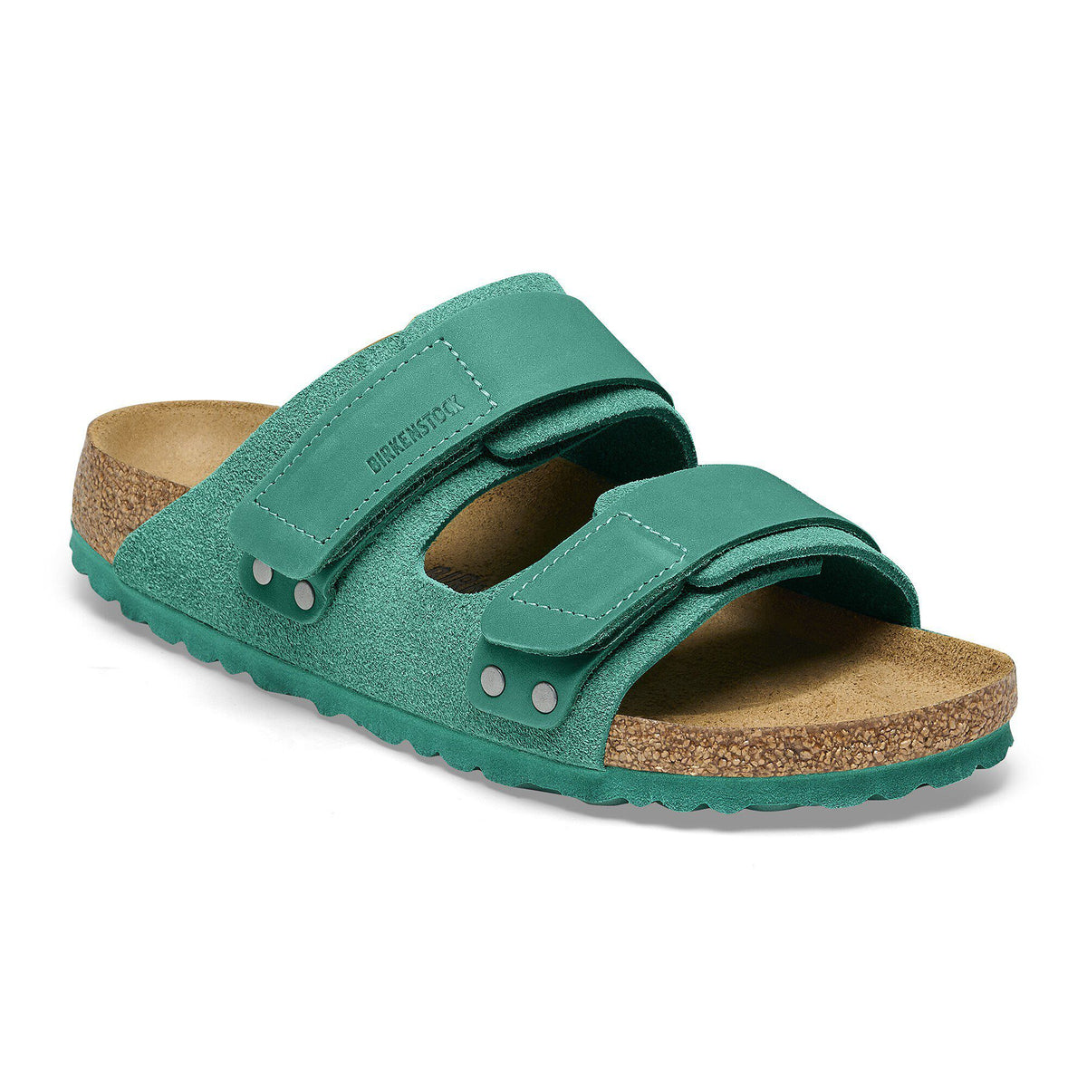 Uji Nubuck-Suede Leather - Digital Green
