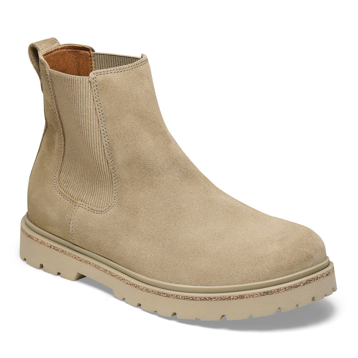 Highwood Chelsea Men Suede Leather - Taupe