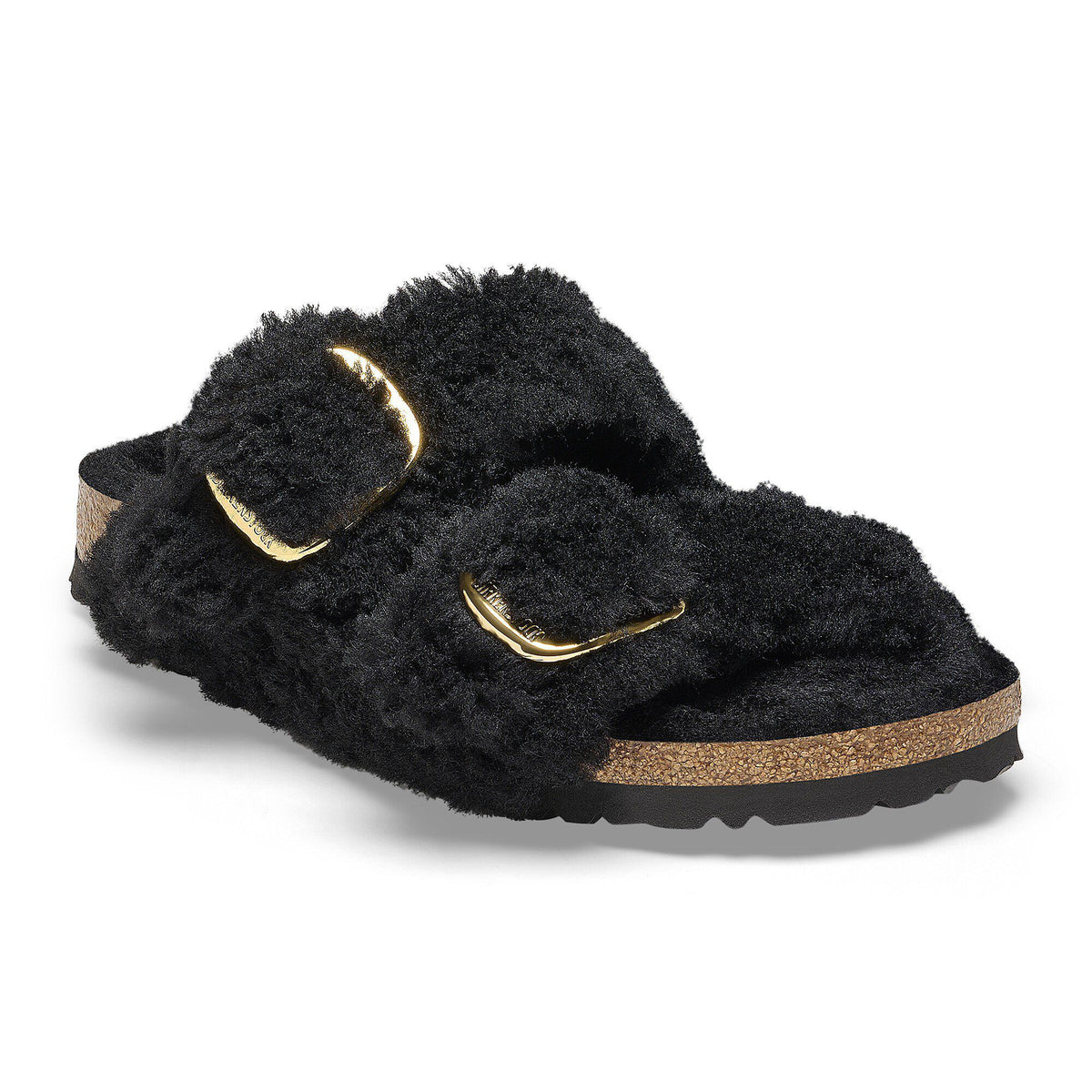 Arizona Big Buckle Shearling - Black Gold
