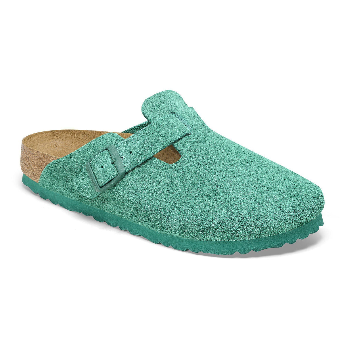 Boston Suede Leather - Digital Green