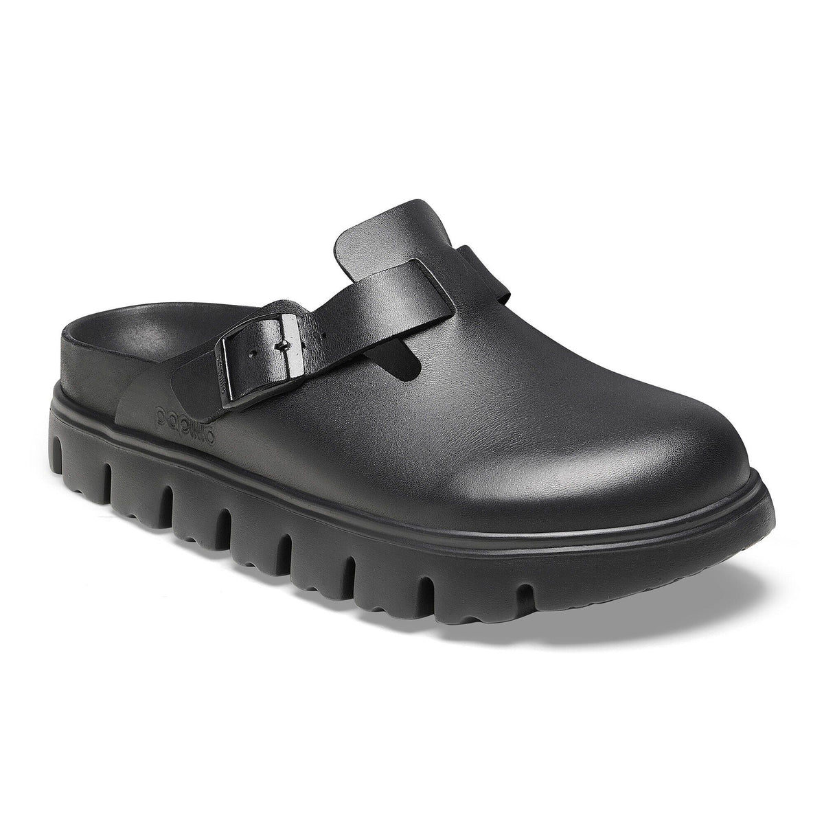 Boston Chunky Natural Leather - Black