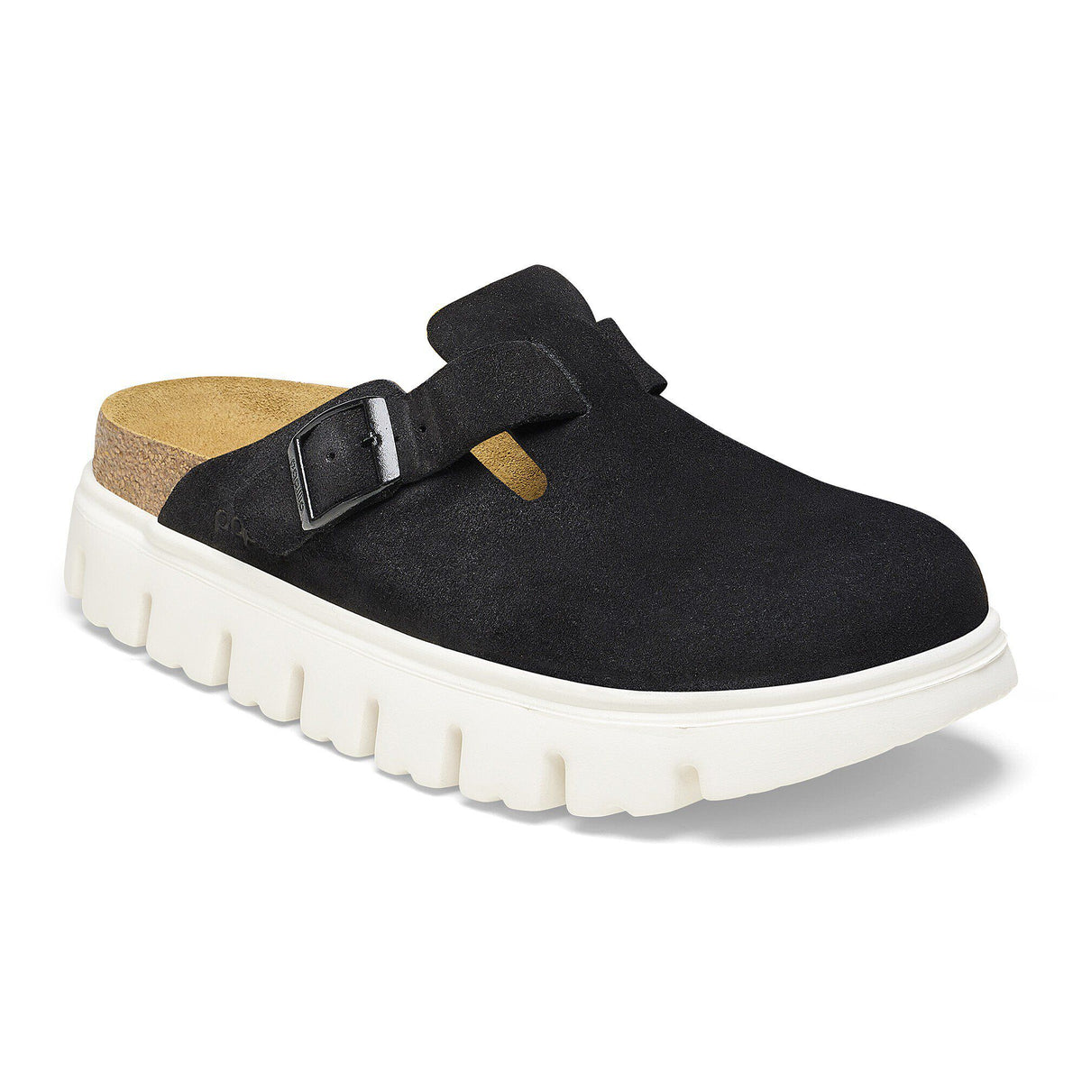 Boston Chunky Suede Leather - Black