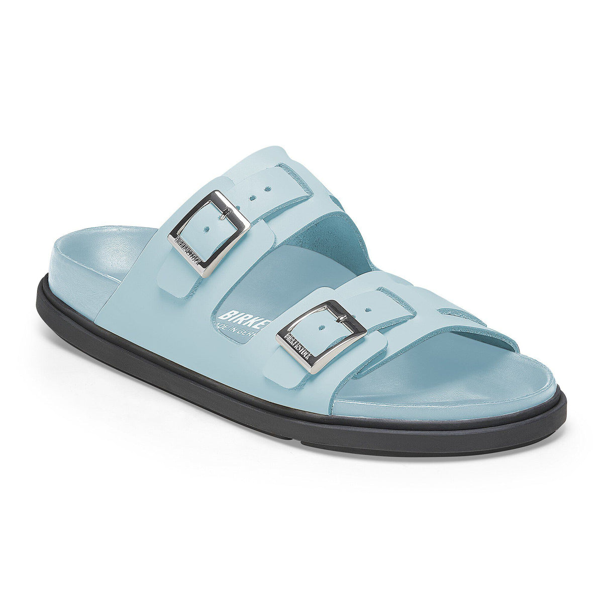 St Barths Natural Leather - Mineral Blue