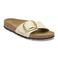 Madrid Big Buckle Nubuck Leather - Ecru