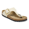 Gizeh Big Buckle Nubuck Leather - Ecru