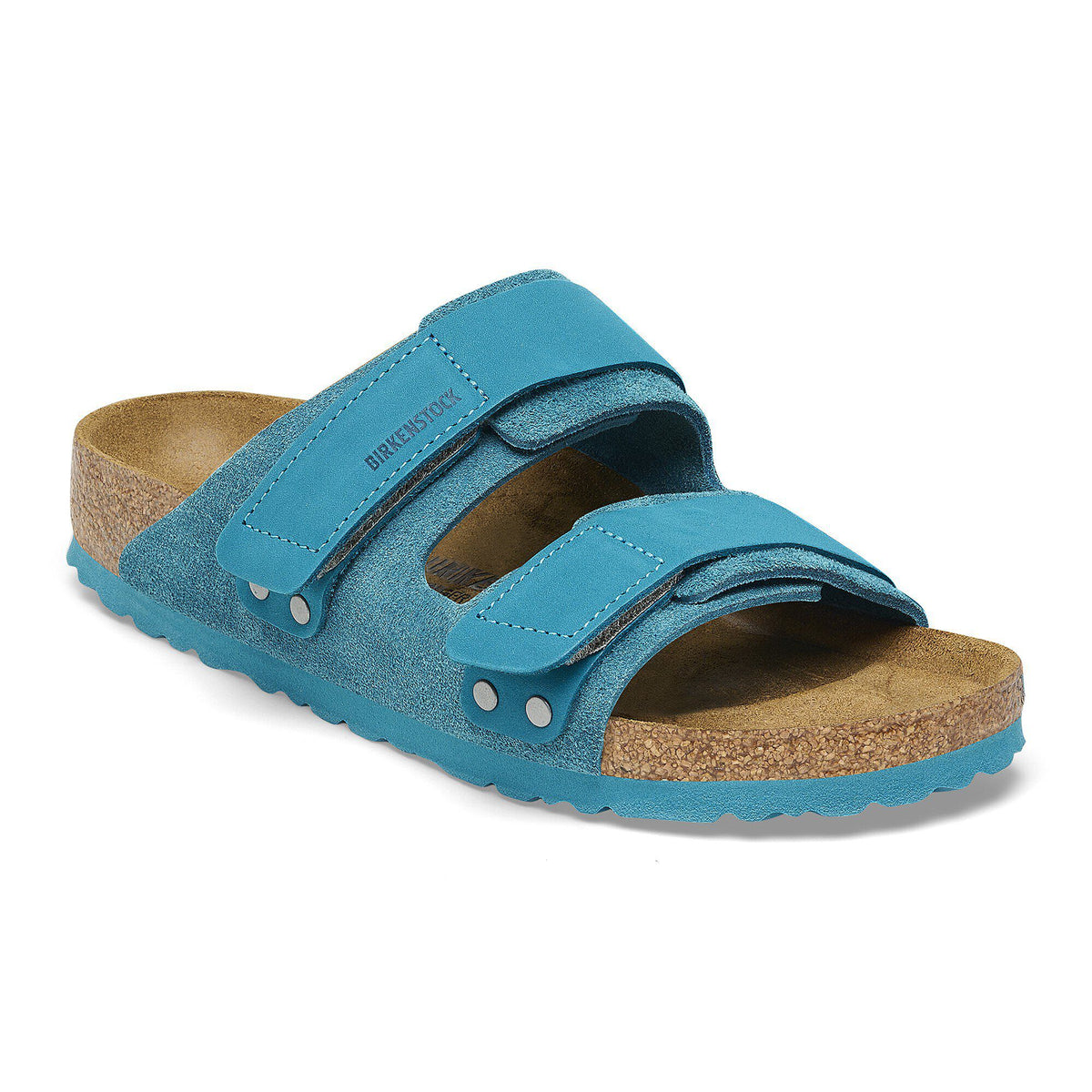 Uji Nubuck-Suede Leather - Deep Turquoise