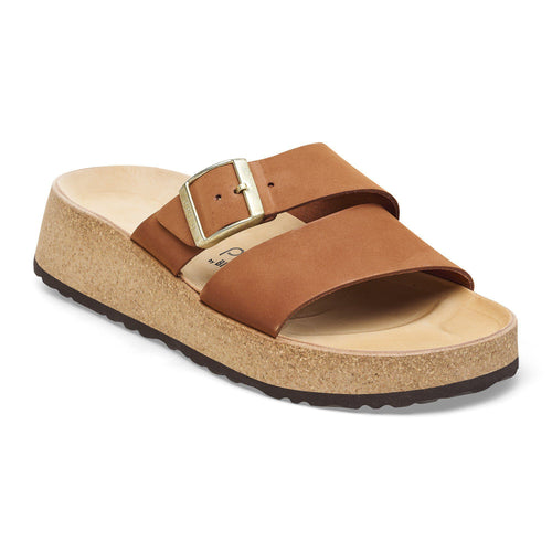 Almina Nubuck Leather - Pecan