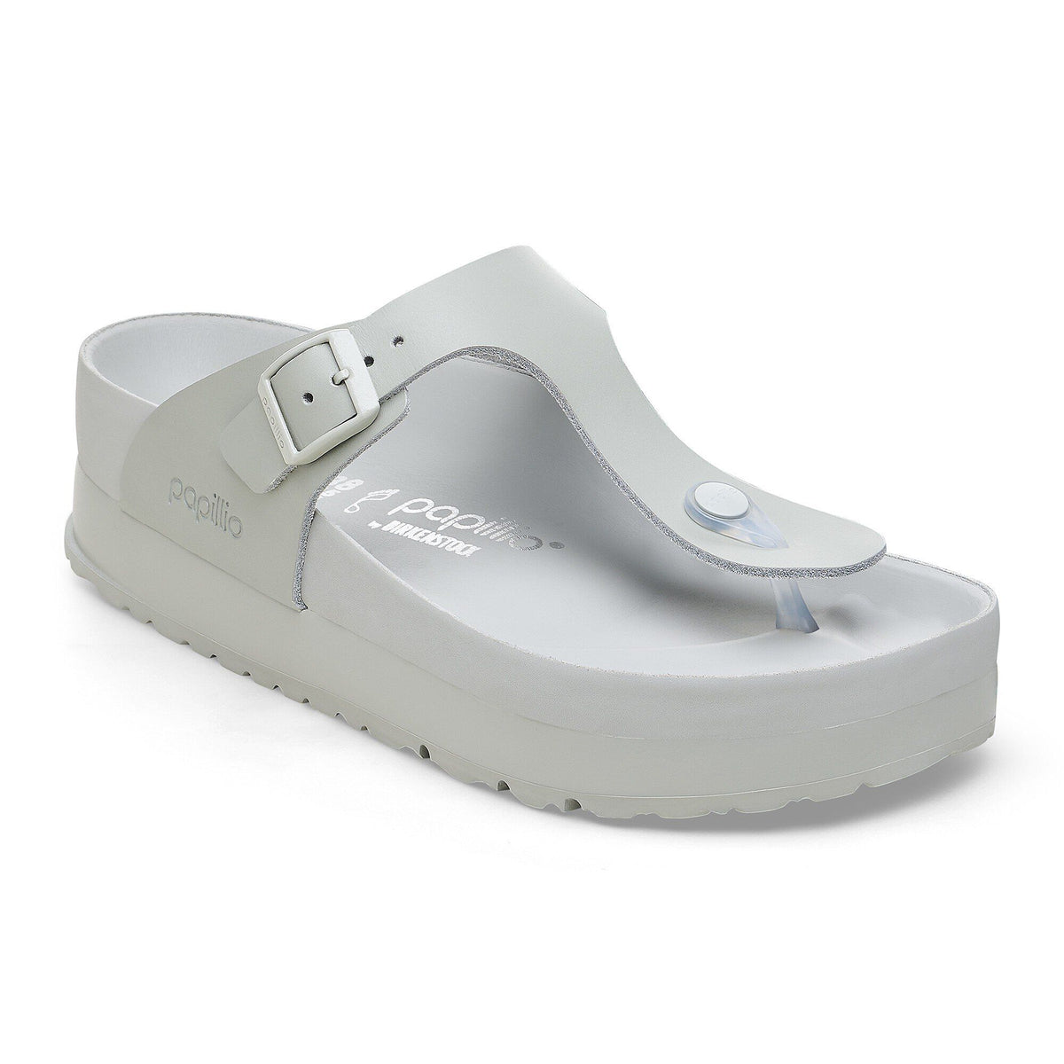 Gizeh Flex Platform Natural Leather - Mineral Gray