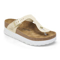 Gizeh Flex Platform Nubuck Leather - Ecru
