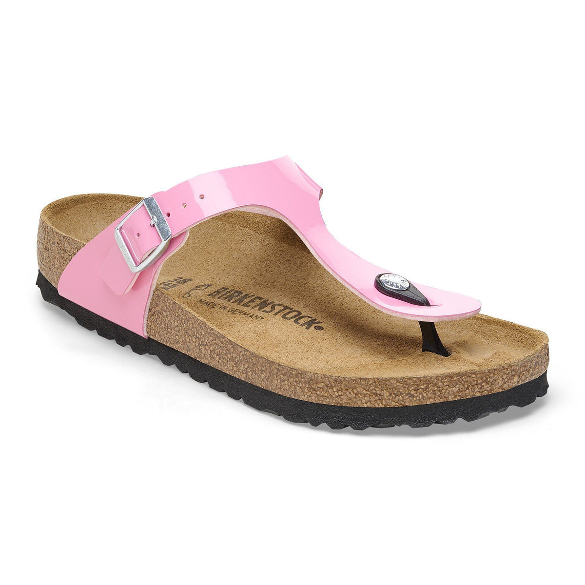 Gizeh Birko-Flor Patent - Patent Candy Pink/Black