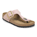 Gizeh Big Buckle Nubuck Leather - Soft Pink