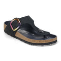 Gizeh Big Buckle Natural Leather Nubuck - Black