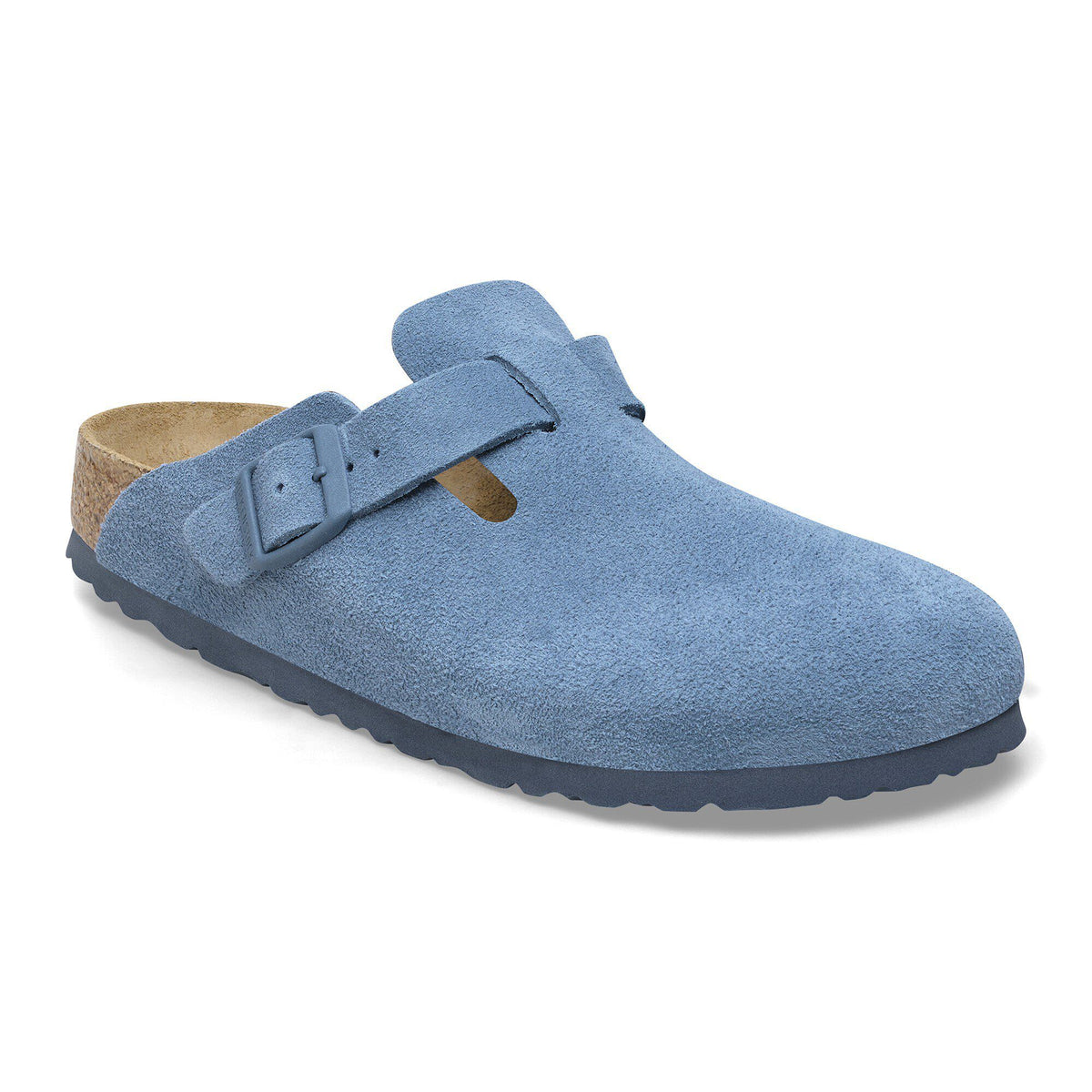 Boston Soft Footbed Suede Leather - Elemental Blue