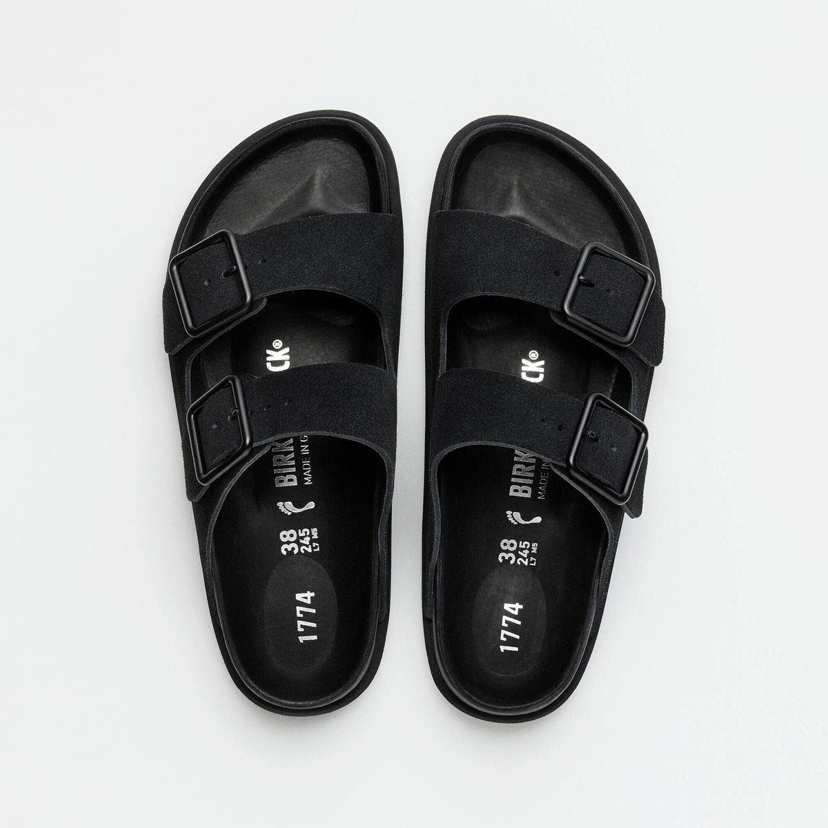 1774 Arizona Suede Leather - Cazador Black