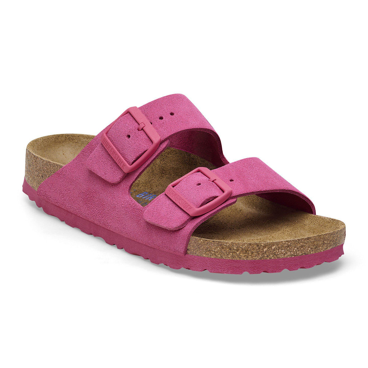 Arizona Soft Footbed Suede Leather - Fuchsia Tulip