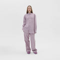 Tekla Long-sleeved Shirt - Mauve Stripes