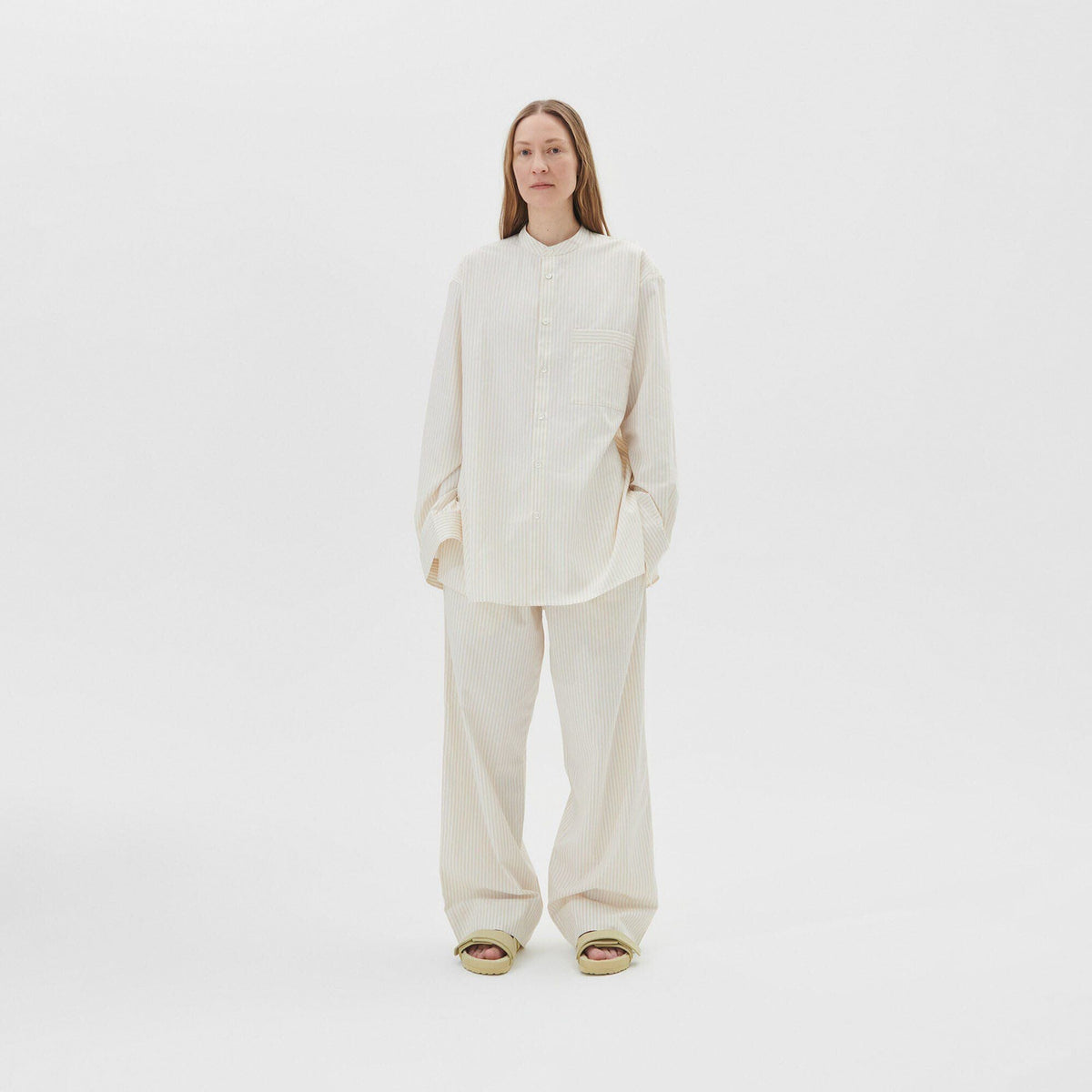 Tekla Pants - Wheat Stripes