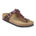 Gizeh Braided Natural Leather Oiled - Zinfandel