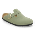 Boston Soft Footbed Suede Leather - Green Tea