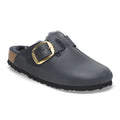 Boston Big Buckle Shearling Natural Leather Oiled - Midnight Blue