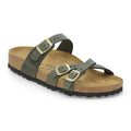 Franca Natural Leather Oiled - Thyme