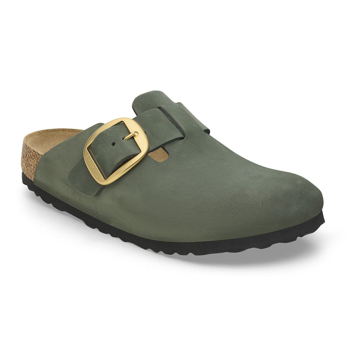 Boston Big Buckle Nubuck Leather - Thyme