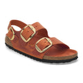 Milano Big Buckle Natural Leather Oiled - Burnt Orange