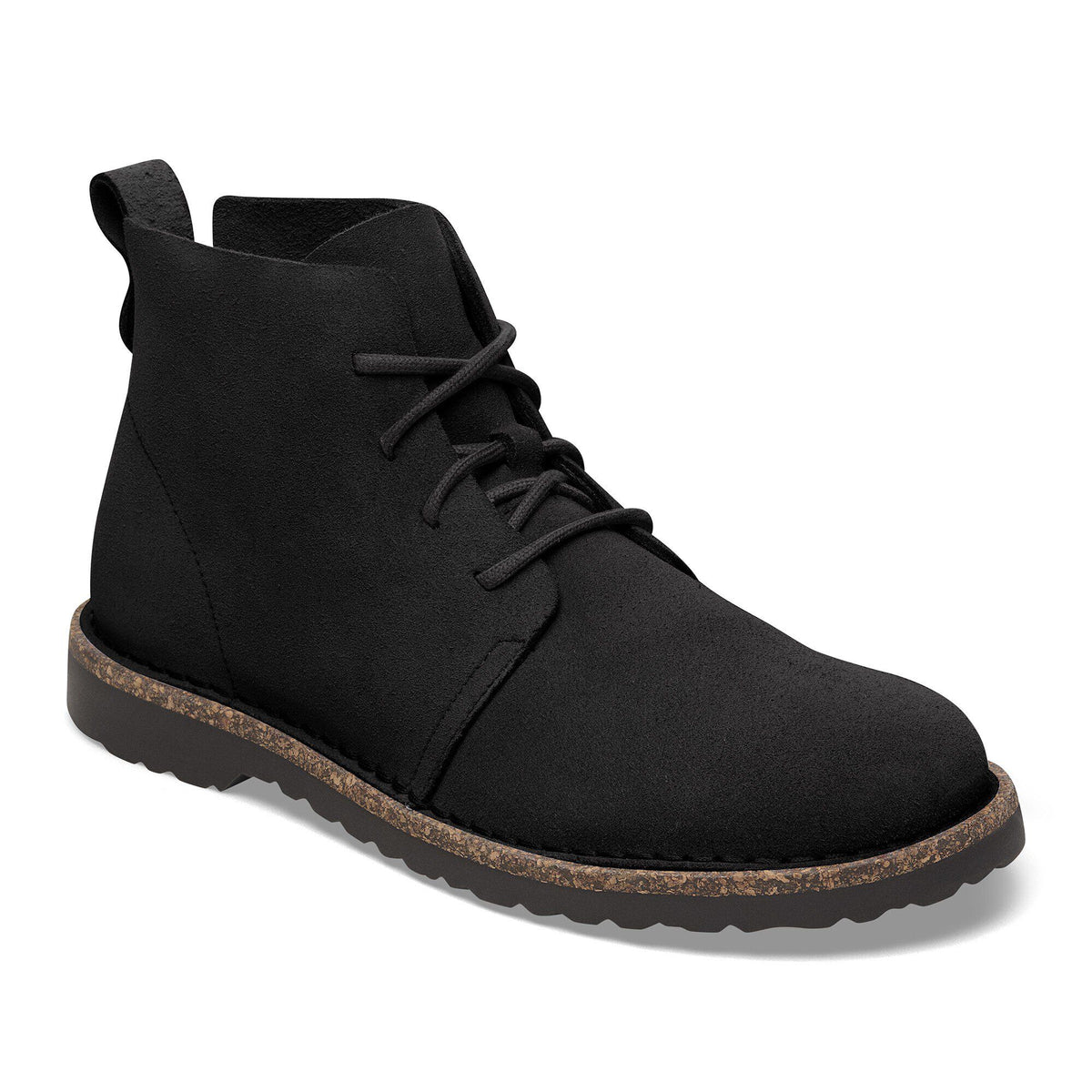 Uppsala Mid Suede Leather - Black