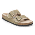 Arizona Shearling Suede Leather-Shearling - Taupe