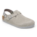 Tokio Suede Leather - Stone Coin