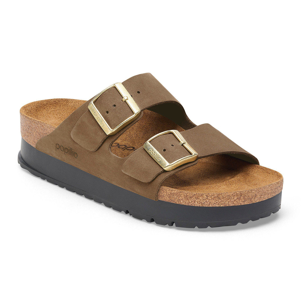 Arizona Flex Platform Nubuck Leather - Dark Tea