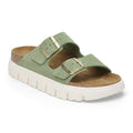 Arizona Platform Suede Leather - Green Tea