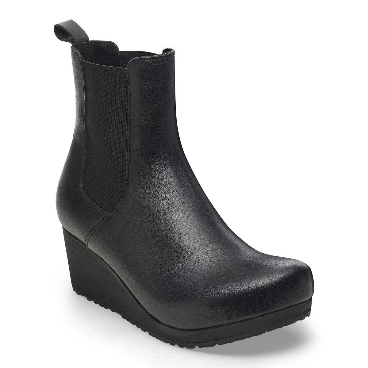 Ebba Slip On Natural Leather - Black/Black
