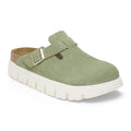 Boston Chunky Suede Leather - Green Tea