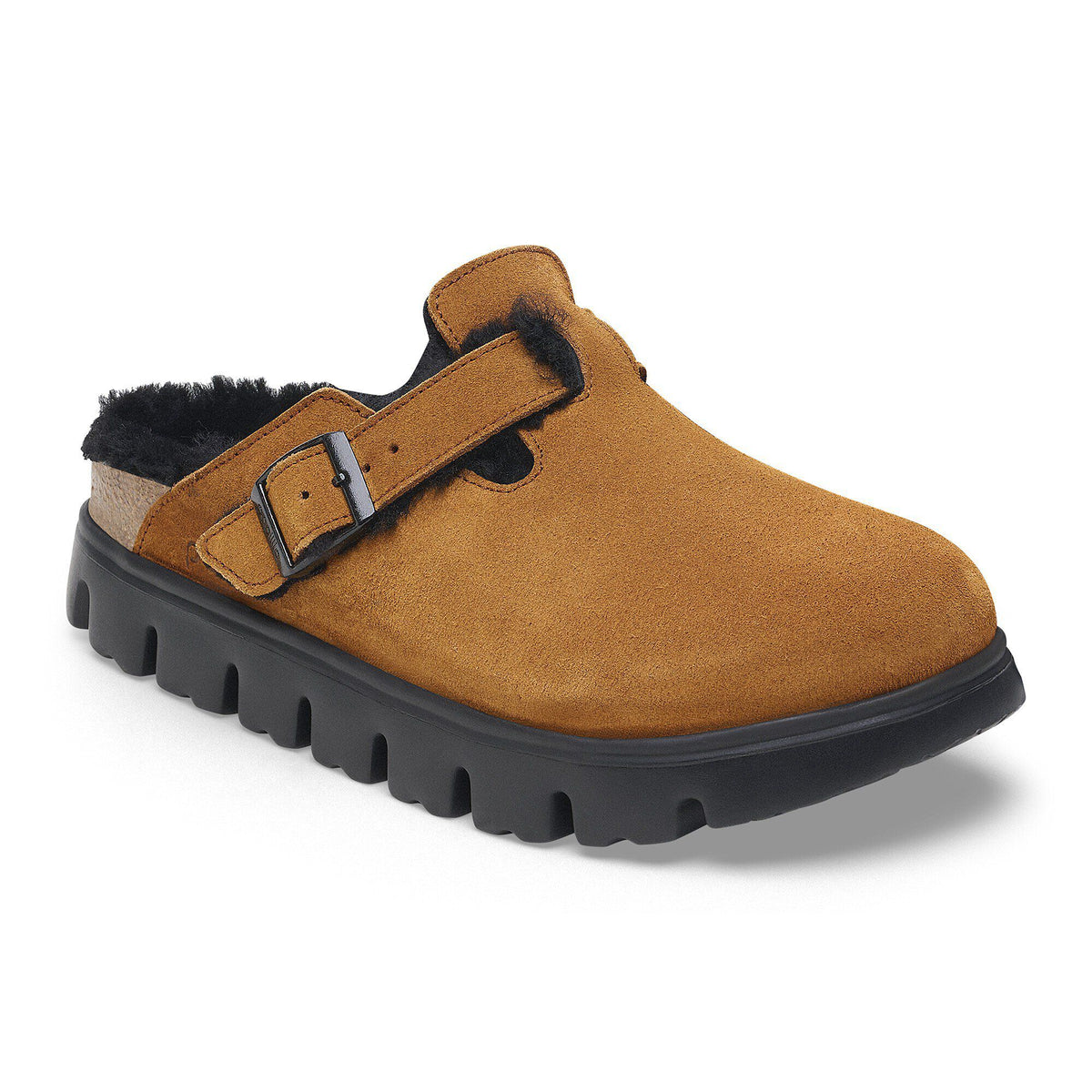 Boston Chunky Shearling Suede Leather - Mink