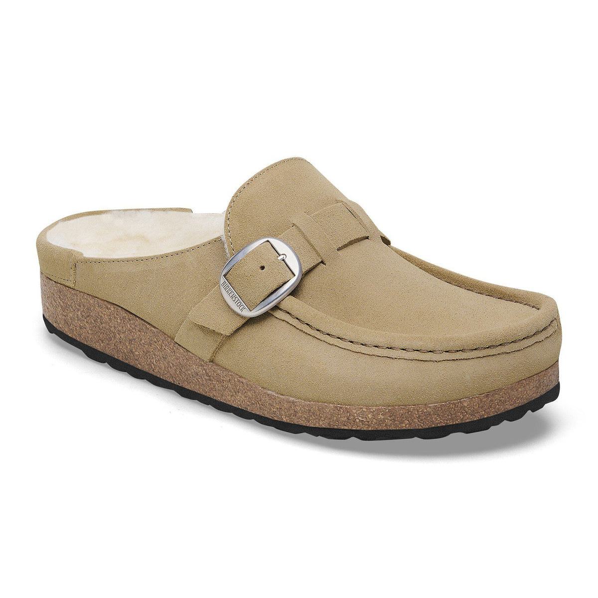 Buckley Shearling Suede Leather - Taupe