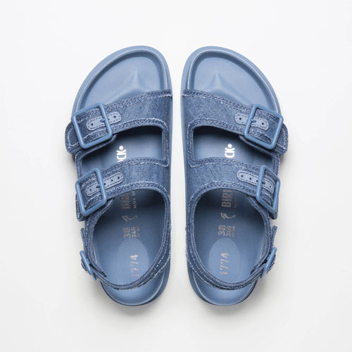 1774 Milano Denim Leather-Cotton - Faded Denim