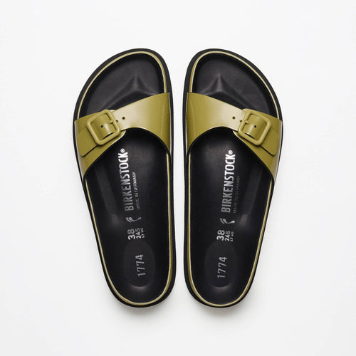 1774 Madrid Leather Patent Leather - Golden Olive