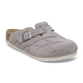 Boston Quilted Suede Leather - Stone Coin
