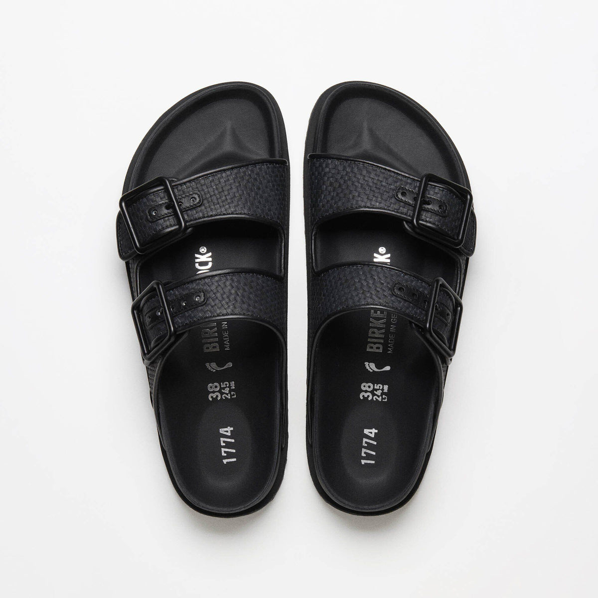 1774 Arizona Raffia Mischmaterial - Black