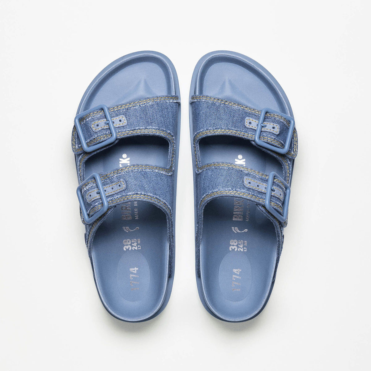 1774 Arizona Denim Leather-Cotton - Faded Denim