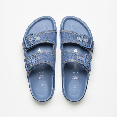1774 Arizona Denim Leather-Cotton - Faded Denim