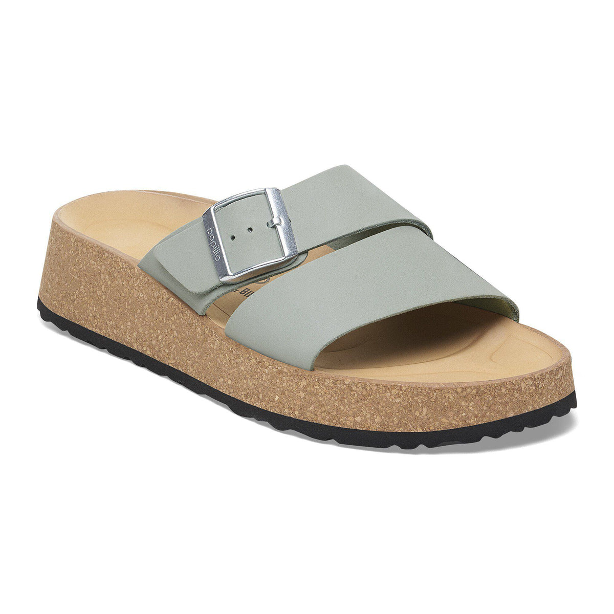Almina Nubuck Leather - Pure Sage