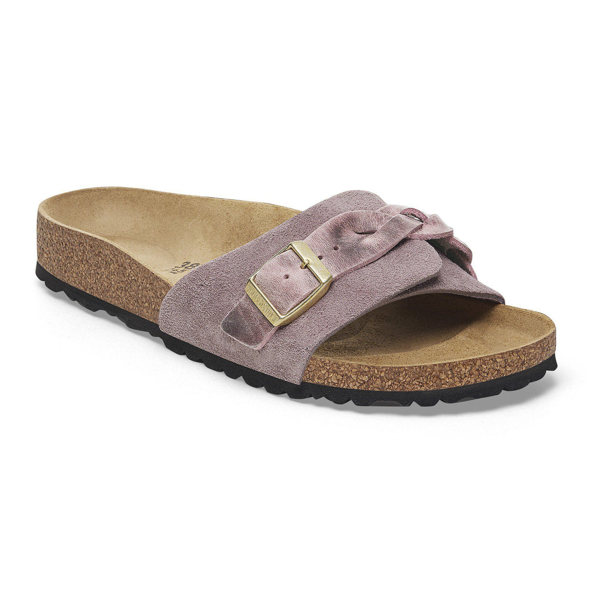 Oita Braided Suede Leather - Faded Purple