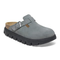 Boston Chunky Suede Leather - Basalt Gray/ Black