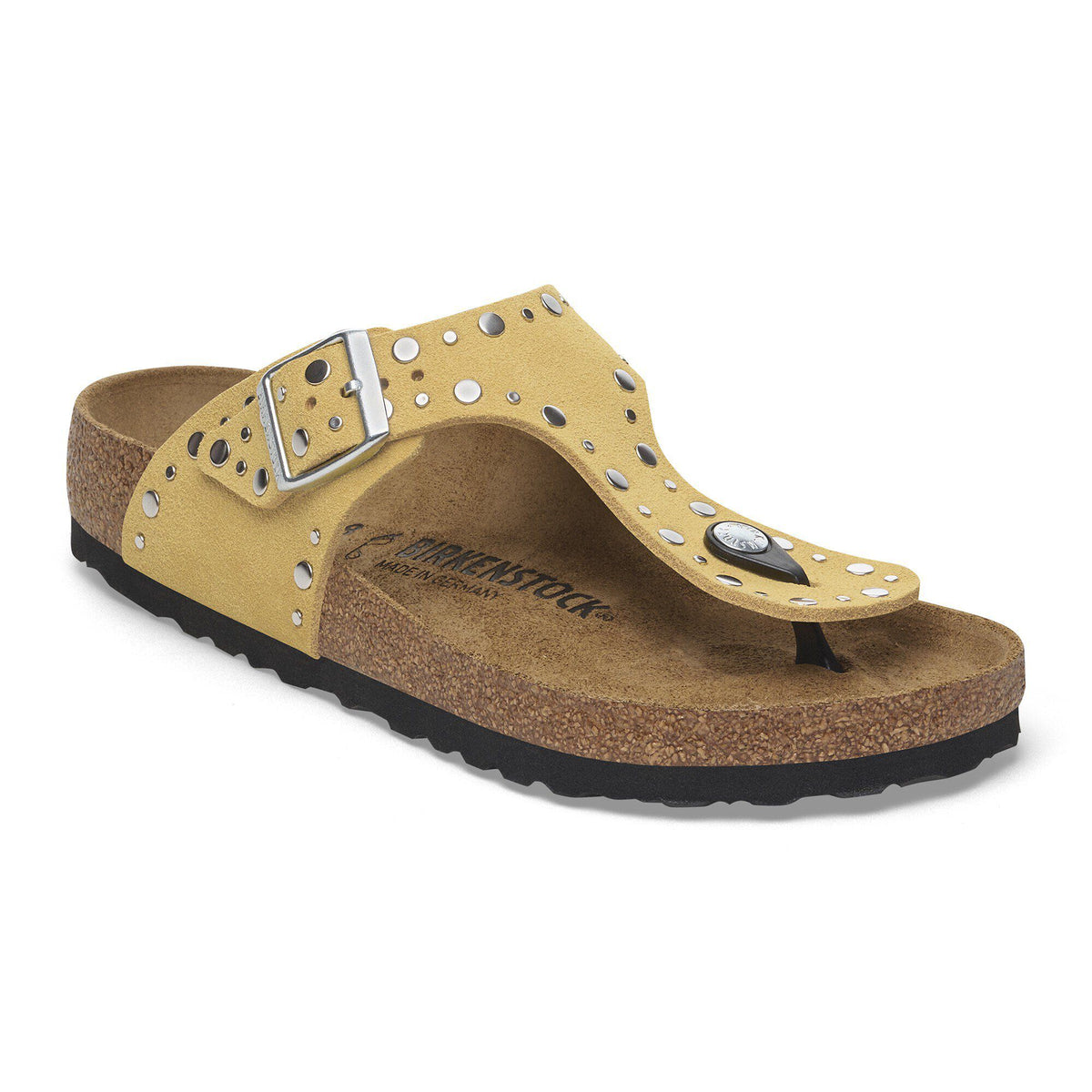 Gizeh Rivet Suede Leather - Ochre