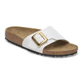 Catalina Cushion Buckle Birko-Flor Patent - Patent White