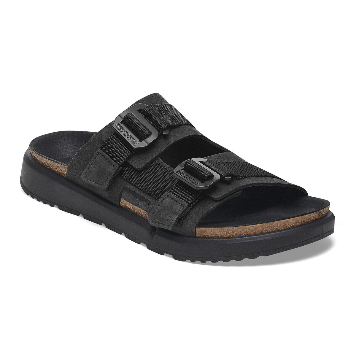 Shinjuku 2 Strap Natural Leather/Textile - Black