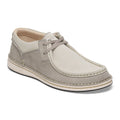 Pasadena Suede Leather - Stone Coin/White