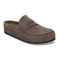 Naples Wrapped Suede Leather - Concrete Gray